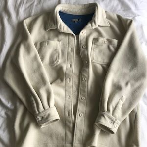 Ganna creme fleece jacket